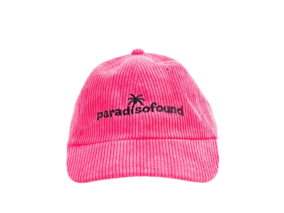 DUCKYBOY Duckyboy Paradisofound Corduroy Cap Hot Pink