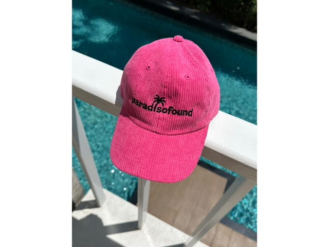 DUCKYBOY Duckyboy Paradisofound Corduroy Cap Hot Pink - view 2
