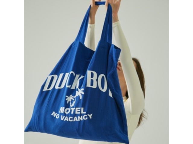 DUCKYBOY Duckyboy Pillow Tote Motel No Vacancy Royal Blue - view 2
