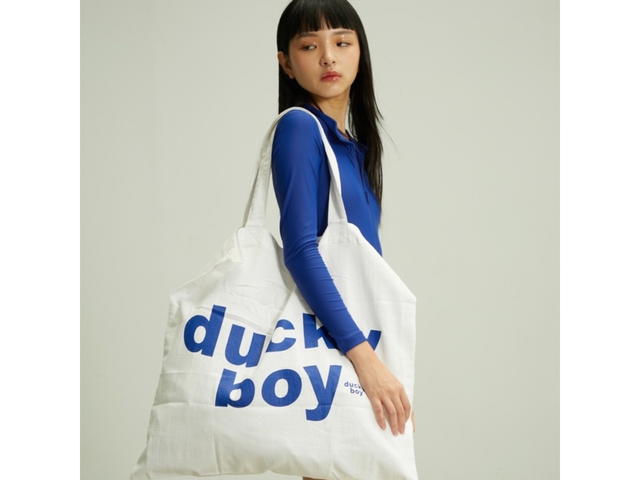 DUCKYBOY Duckyboy Pillow Tote Motel No Vacancy White - view 3