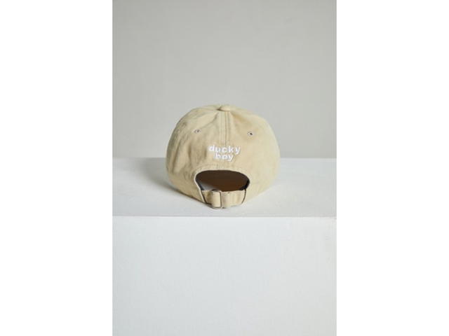 DUCKYBOY Duckyboy Ripped Cap Unemployed But Still Good Beige - view 2