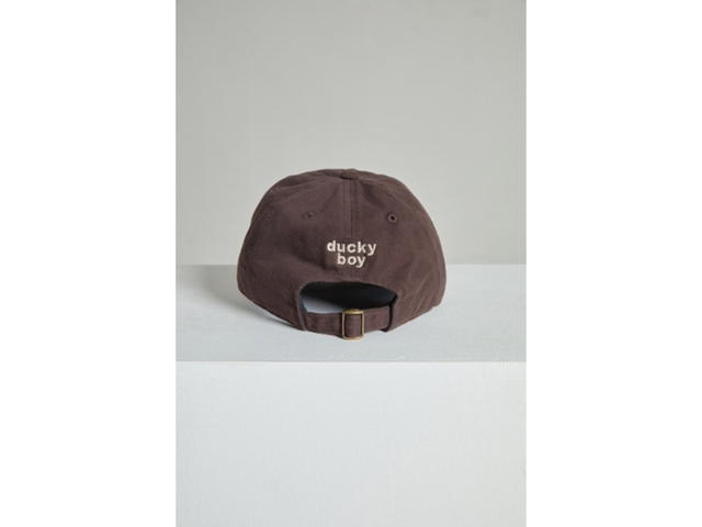 DUCKYBOY Duckyboy Ripped Cap Unemployed But Still Good Brown - view 2