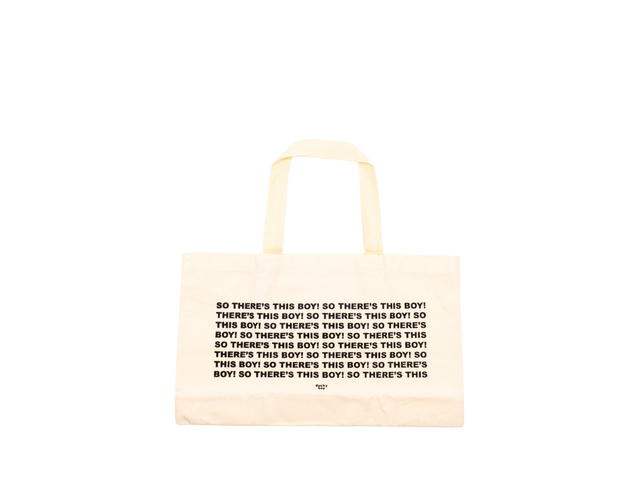 DUCKYBOY Duckyboy So There's This Boy Tote Ivory Black - view 1