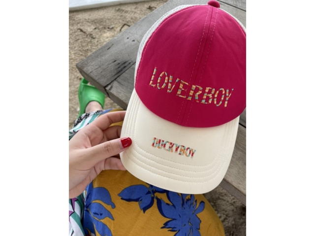 DUCKYBOY Duckyboy Trucker Cap Lover Boy Shocking pink - view 2