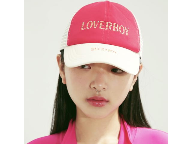 DUCKYBOY Duckyboy Trucker Cap Lover Boy Shocking pink - view 3