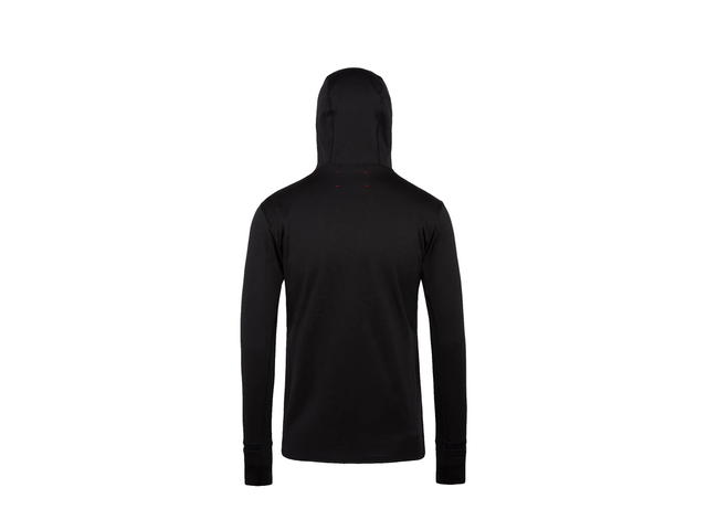 District Vision District Vision Hooded Grid Fleece Black - view 2
