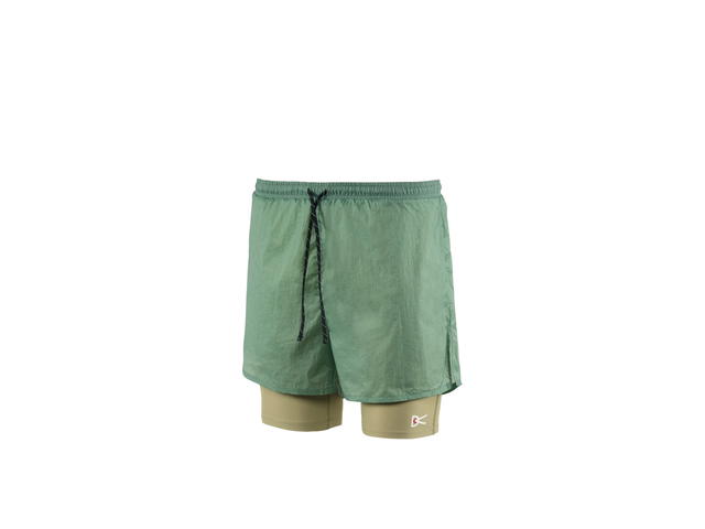 District Vision District Vision Ripstop Layered Trail Shorts Mineral-Ash - view 1