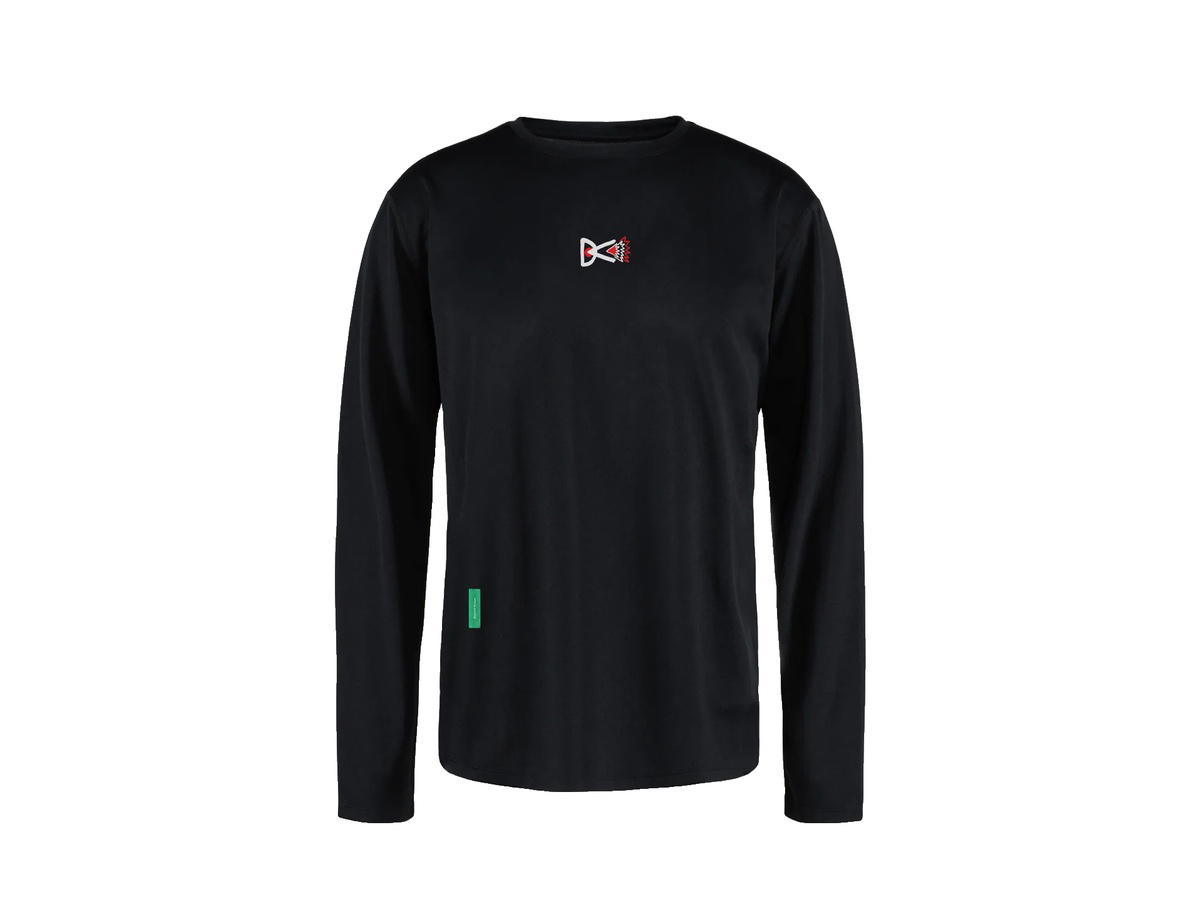 District Vision District Vision Long Sleeve Boxy Training Tee Black