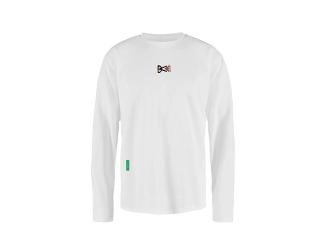 District Vision District Vision Long Sleeve Boxy Training Tee White - view 1