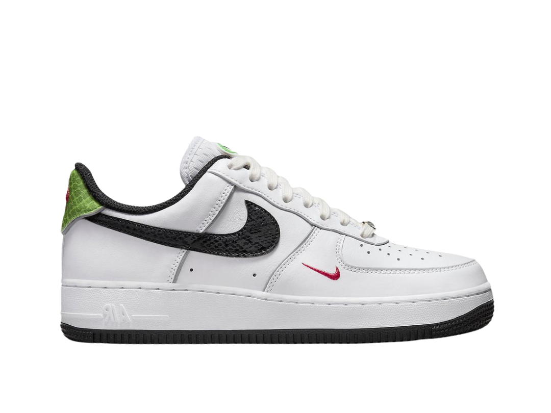 Nike Nike Air Force 1 Low Just Do It Snakeskin White Black (Women's)
