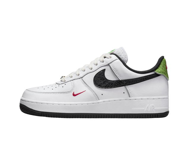 Nike Nike Air Force 1 Low Just Do It Snakeskin White Black (Women's) - view 2