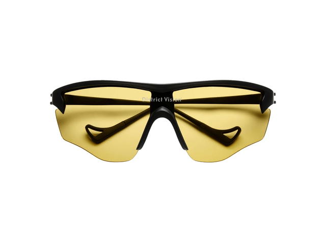 District Vision District Vision Junya Racer Glasses BlackD+ Sports Yellow Lenses - view 1