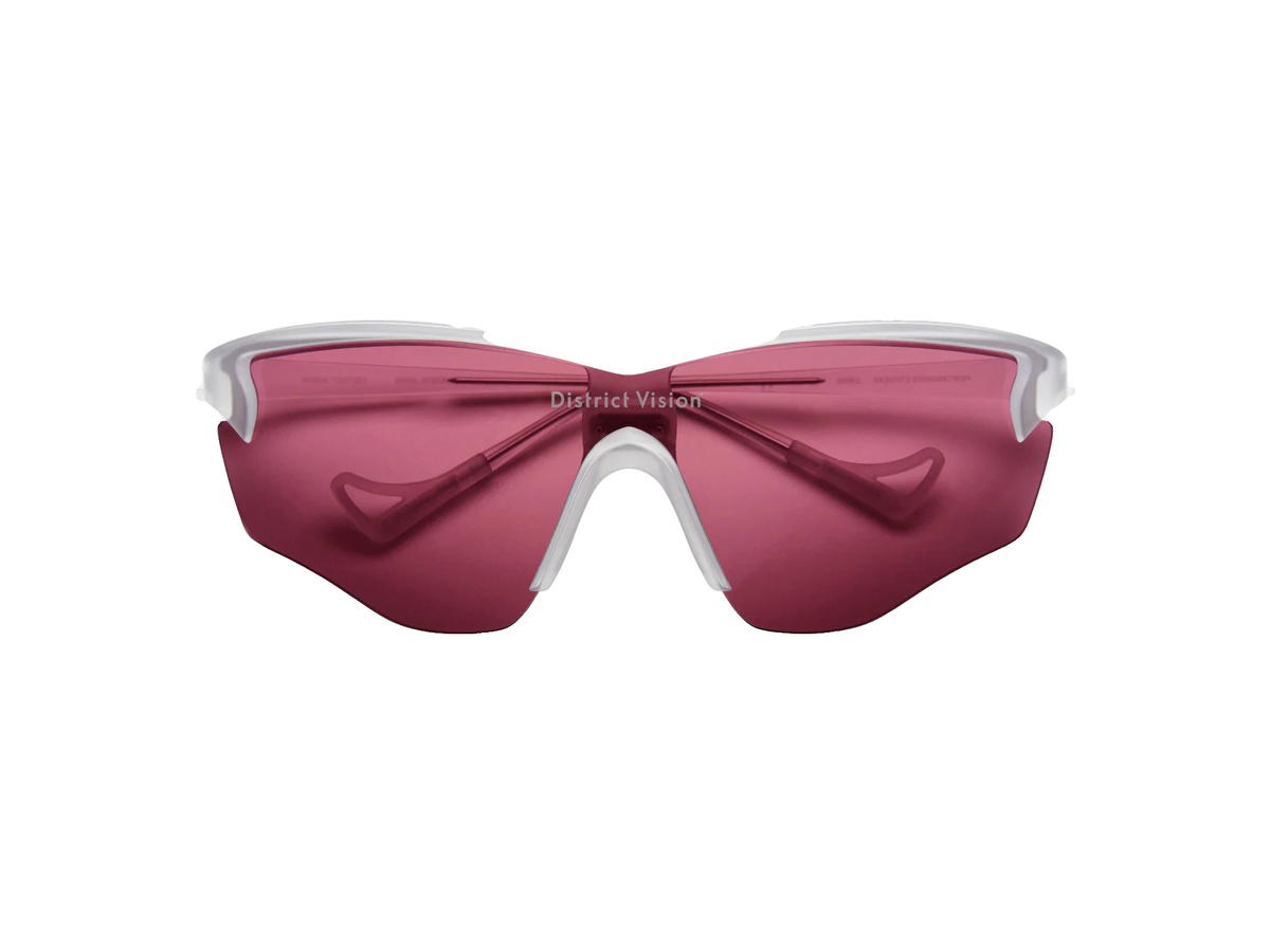 District Vision District Vision Junya Racer Glasses ClearD+ Black Rose Lenses