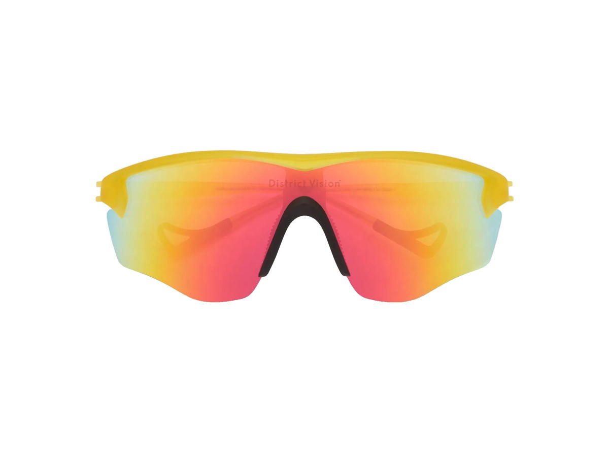 District Vision District Vision Junya Racer Glasses Honey D+ Spectral Mirror Lenses