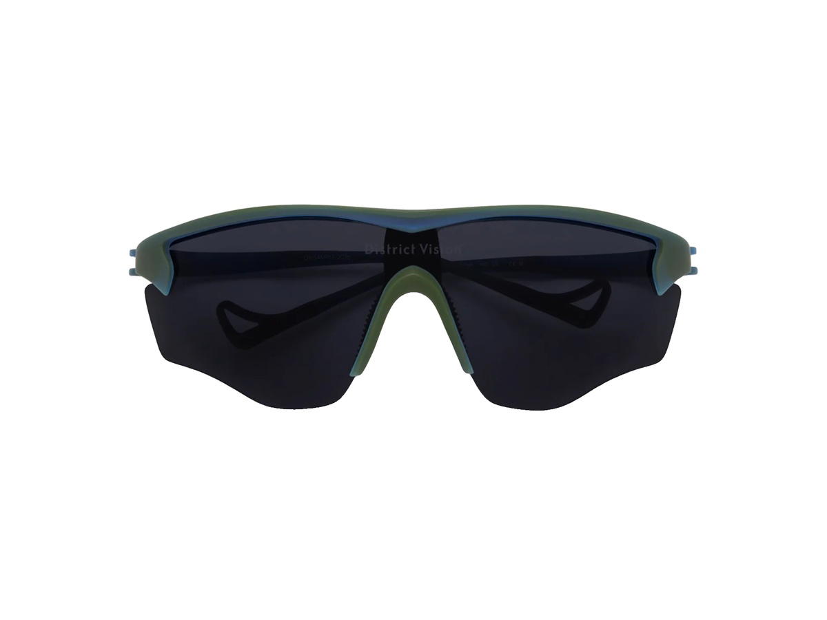 District Vision District Vision Junya Racer Glasses Iridescent D+ Blue Ice Lenses