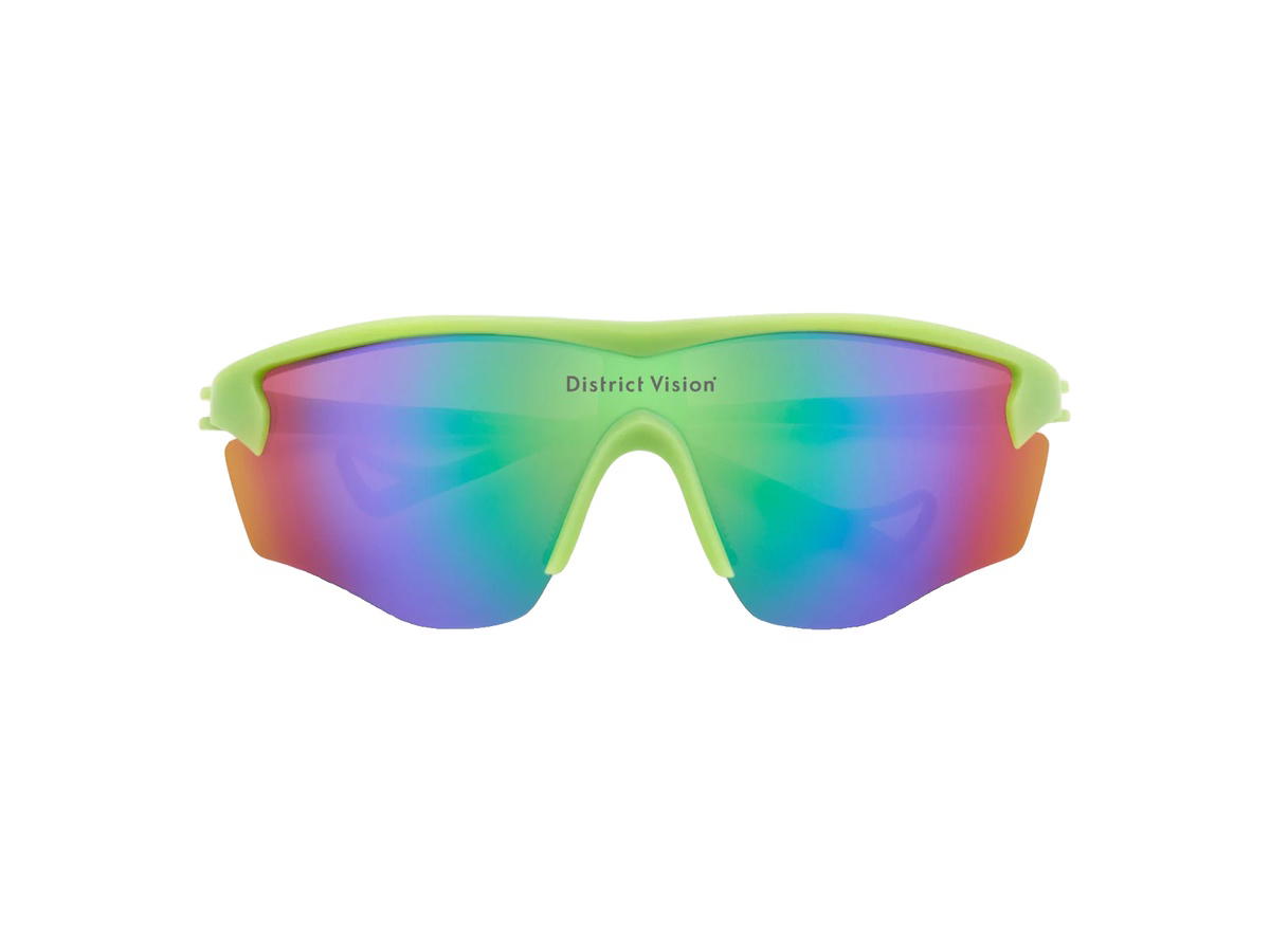 District Vision District Vision Junya Racer Glasses Mantis D+ Opal Mirror Lenses