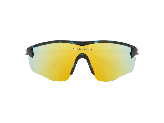 District Vision District Vision Junya Racer Glasses Midnight Mosaic D+ Fire Mirror Lenses - view 1