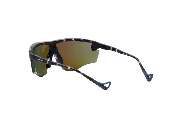 District Vision District Vision Junya Racer Glasses Navy Pink Mosaic D+ Blue Mirror Lenses - view 3