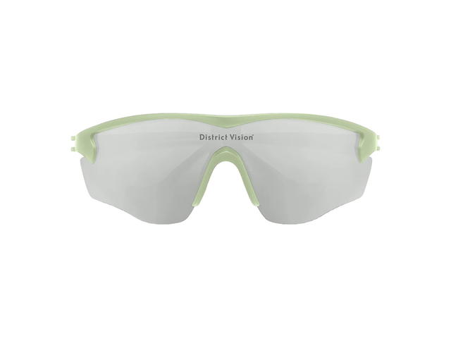 District Vision District Vision Junya Racer Glasses Pistachio D+ Silver Flash Mirror Lenses - view 1