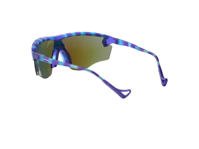 District Vision District Vision Junya Racer Glasses Violet Tortoise D+ Indigo Mirror Lenses - view 3