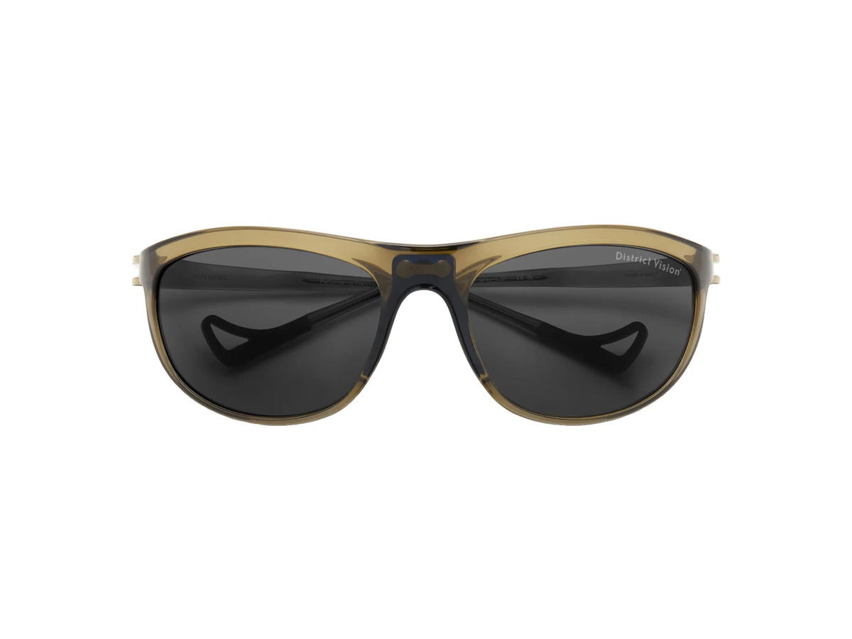 District Vision District Vision Takeyoshi Altitude Master Glasses Liquid Moss D+ Water Gray Lenses