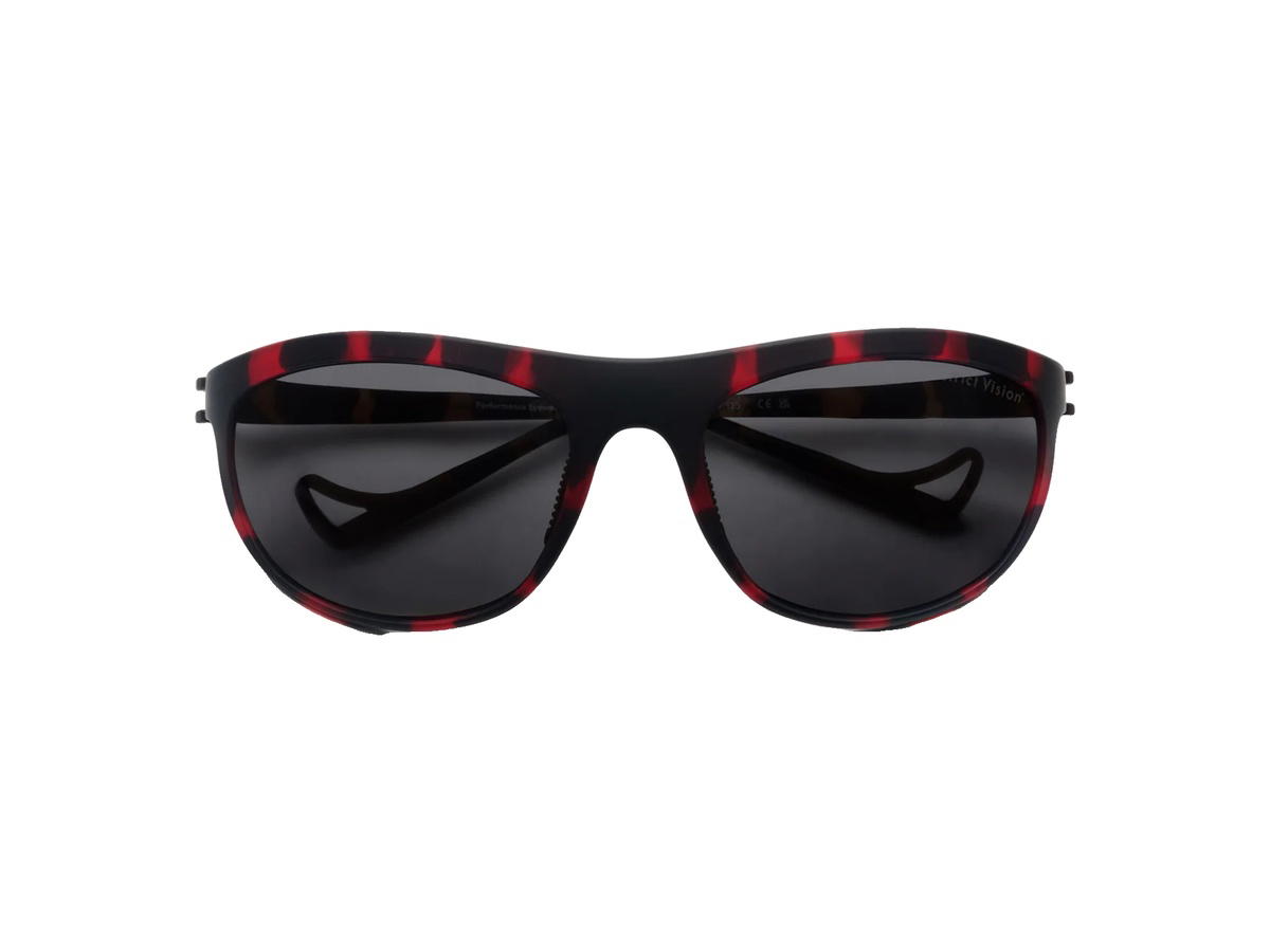 District Vision District Vision Takeyoshi Altitude Master Glasses Red Tortoise D+ Onyx Mirror Lenses