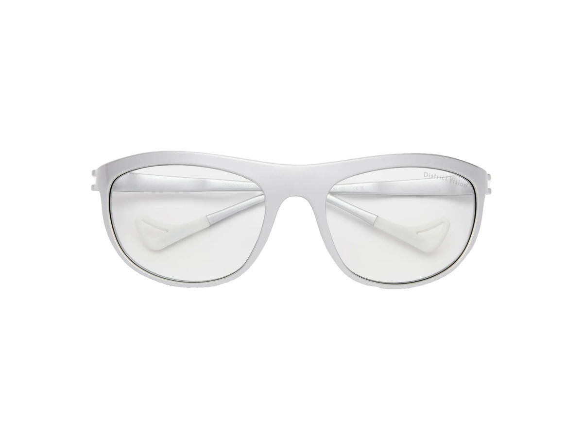 District Vision District Vision Takeyoshi Altitude Master Glasses Silver D+ Photochromic Lenses