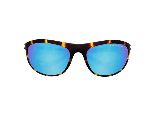 District Vision District Vision Takeyoshi Altitude Master Glasses Tortoise D+ Blue Mirror Lenses - view 1