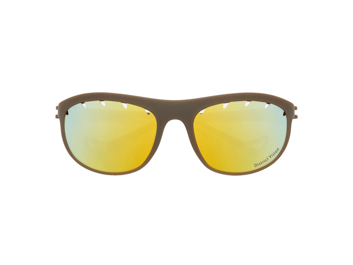 District Vision District Vision Takeyoshi Altitude Master Glasses Hazel D+ Fire Mirror Lenses