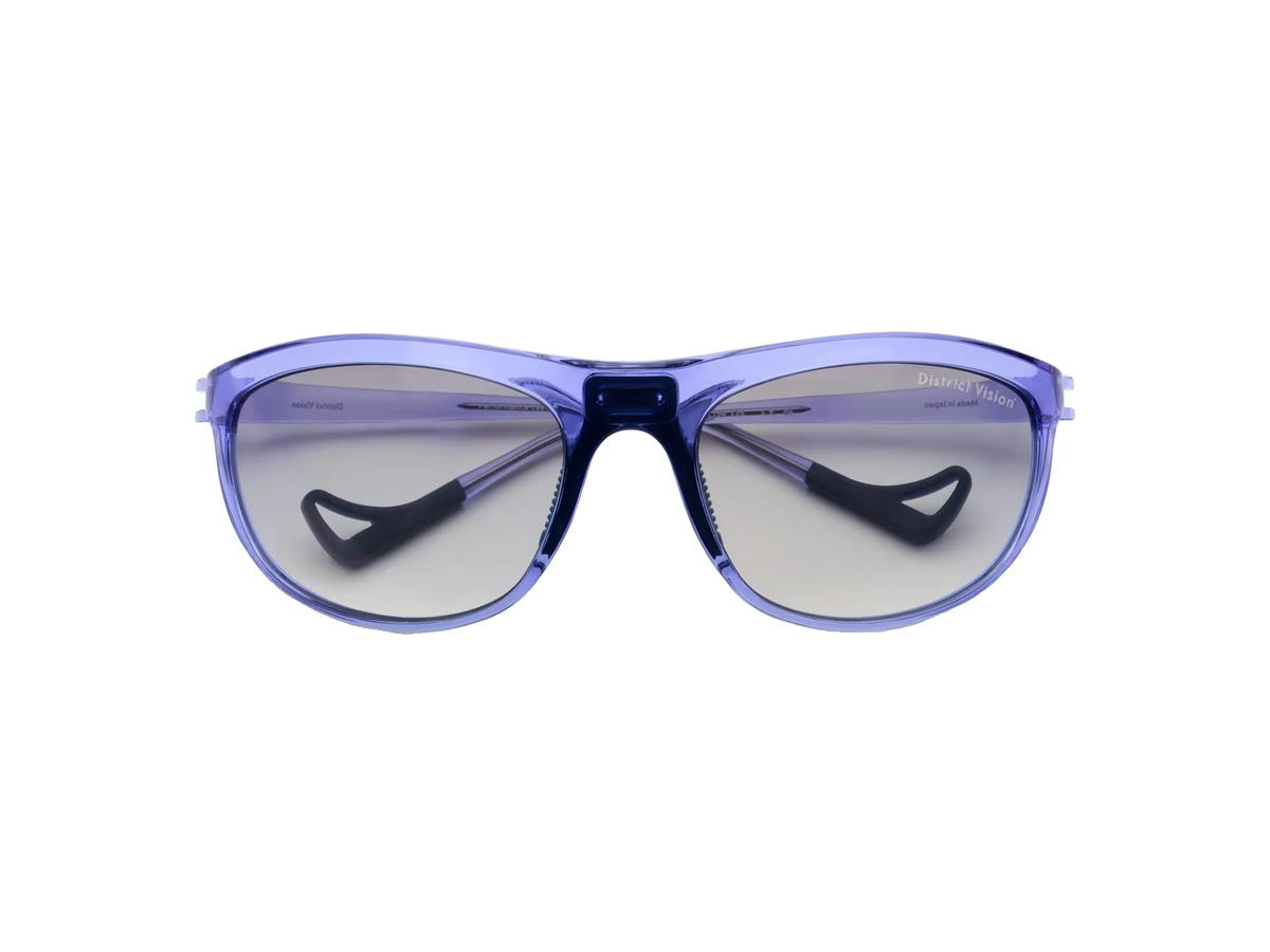 District Vision District Vision Takeyoshi Altitude Master Glasses Wisteria D+ Gray Gradient Lenses