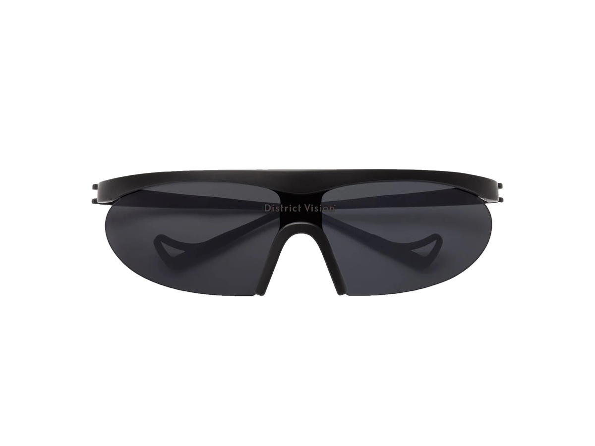 District Vision District Vision Koharu Eclipse Glasses BlackD+ Onyx Mirror Lenses