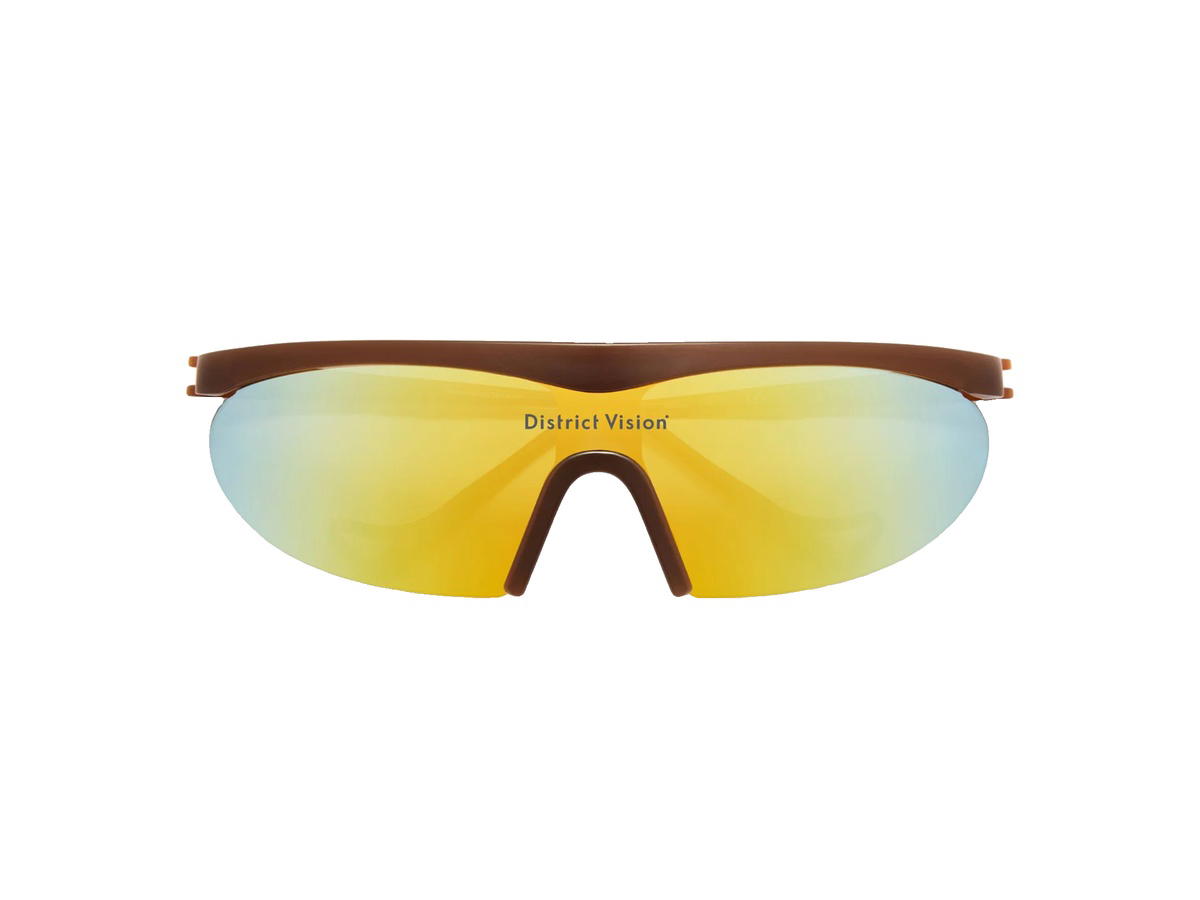 District Vision District Vision Koharu Eclipse Glasses Cedar D+ Fire Mirror Lenses