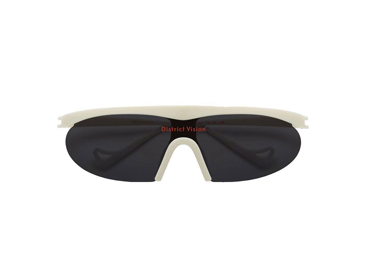 District Vision District Vision Koharu Eclipse Glasses LimestoneD+ Onyx Mirror Lenses