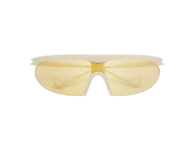 District Vision District Vision Koharu Eclipse Glasses Limestone D+ Sports Yellow Mirror Lenses - view 1