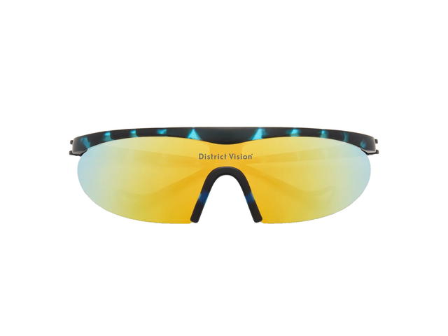 District Vision District Vision Koharu Eclipse Glasses Midnight Mosaic D+ Fire Mirror Lenses - view 1