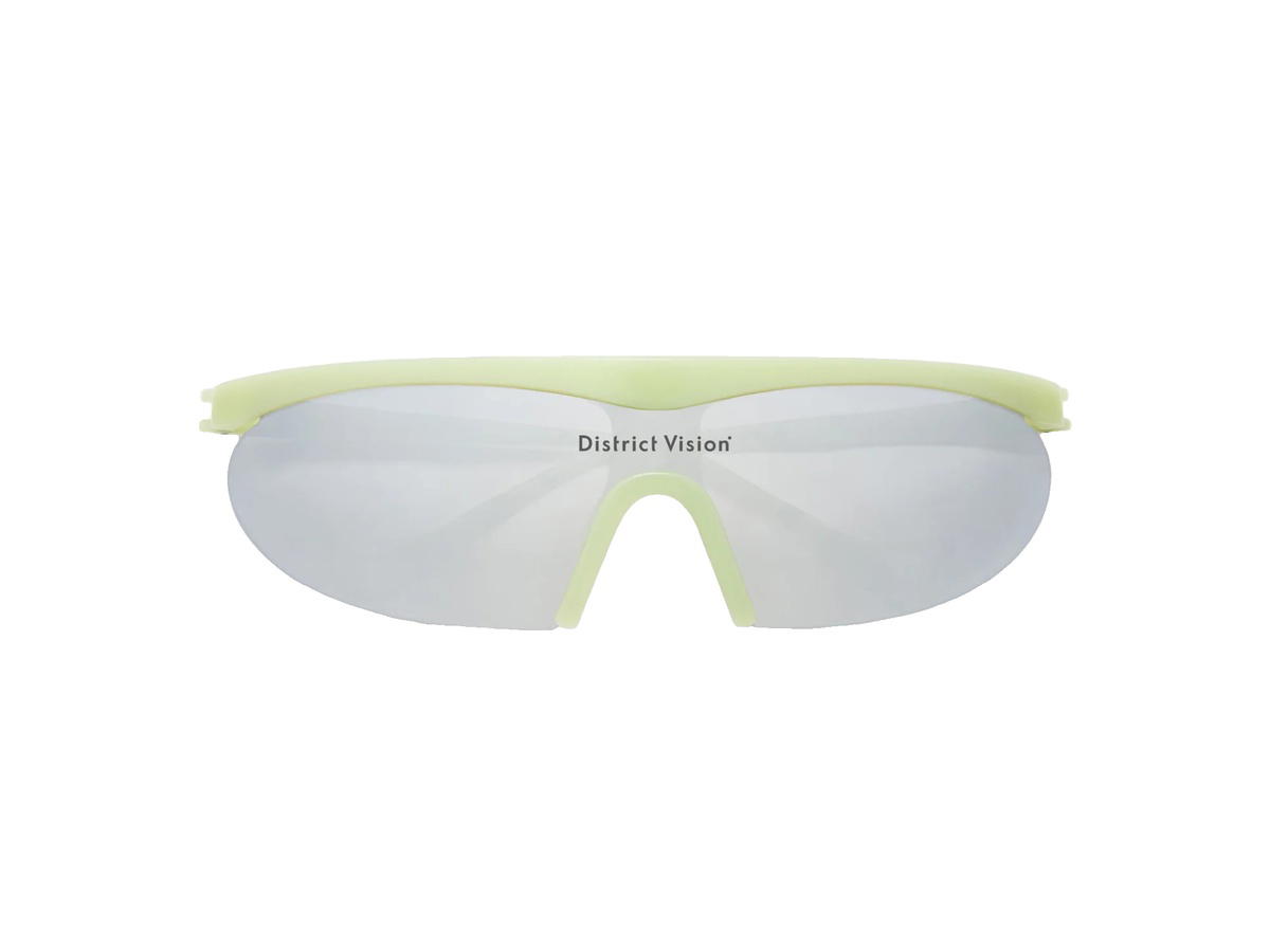 District Vision District Vision Koharu Eclipse Glasses Mint D+ Taupe Mirror Lenses
