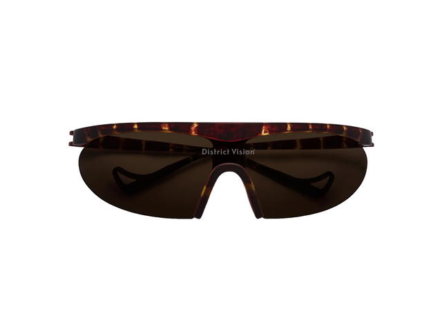 District Vision District Vision Koharu Eclipse Glasses Brown MosaicD+ Copper Lenses - view 1