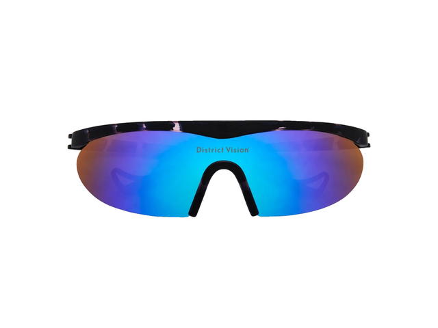 District Vision District Vision Koharu Eclipse Glasses Navy Pink Mosaic D+ Blue Mirror Lenses - view 1