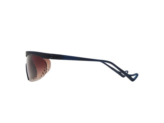 District Vision District Vision Koharu Eclipse PAF Glasses Deep Sea D+ Brown Gradient Lenses - view 2