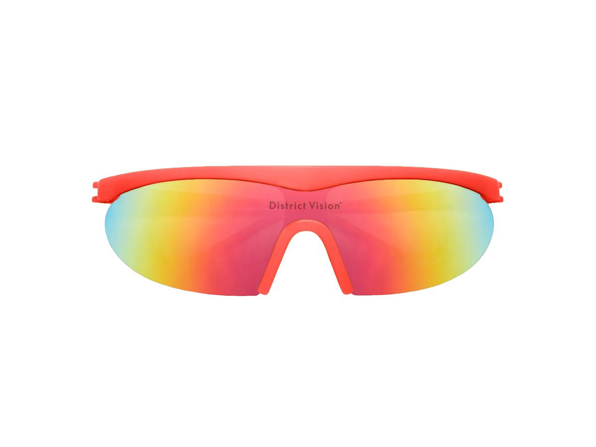 District Vision District Vision Koharu Eclipse Glasses Persimmon D+ Spectral Mirror Lenses