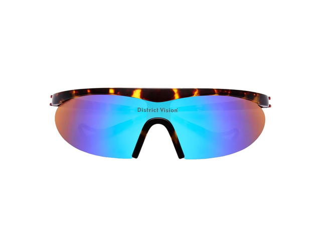 District Vision District Vision Koharu Eclipse Glasses Tortoise D+ Blue Mirror Lenses - view 1