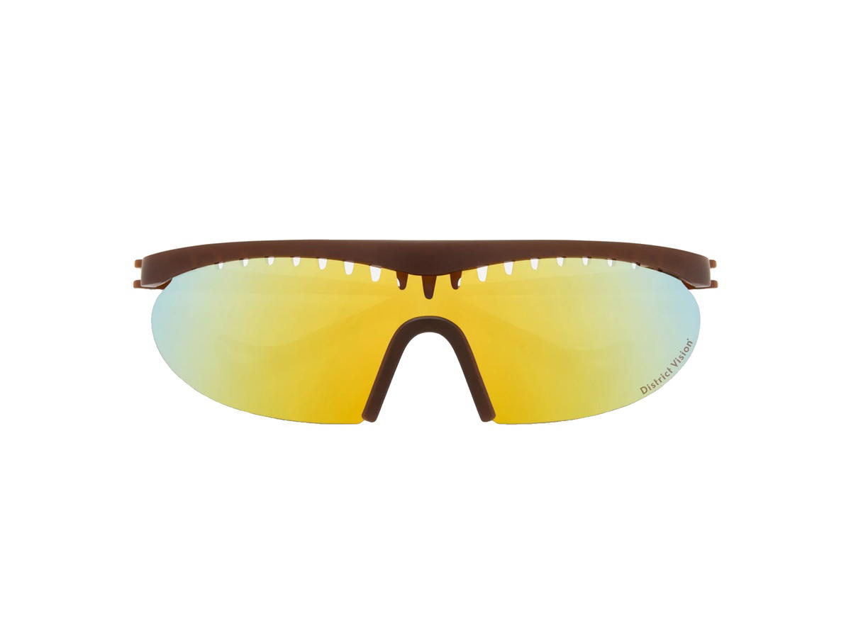 District Vision District Vision Koharu Eclipse Glasses Hazel D+ Fire Mirror Lenses