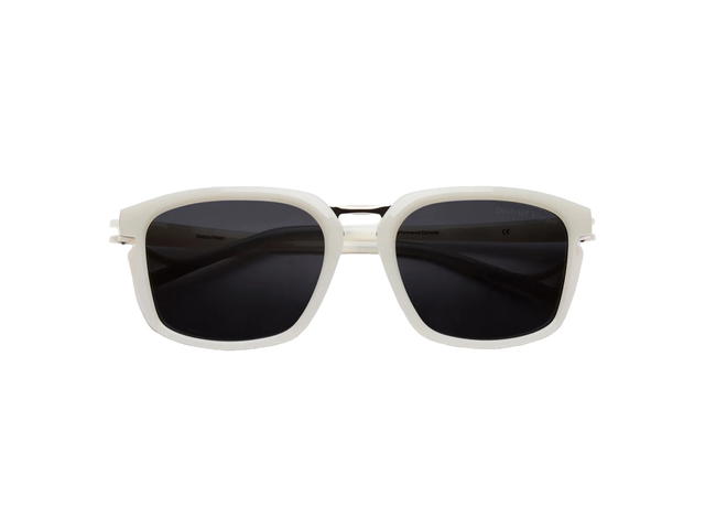 District Vision District Vision Keita Summit Ti Glasses Ivory D+ Onyx Mirror Lenses - view 1