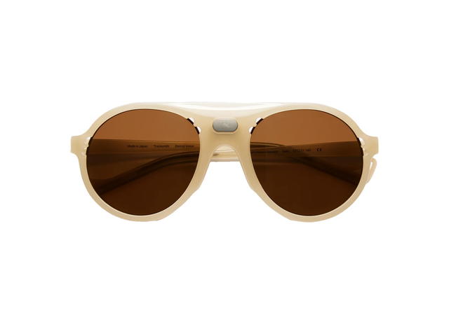 District Vision District Vision Kazu Tourer Glasses Ivory D+ Earth Vision Lenses - view 1