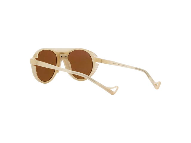 District Vision District Vision Kazu Tourer Glasses Ivory D+ Earth Vision Lenses - view 3