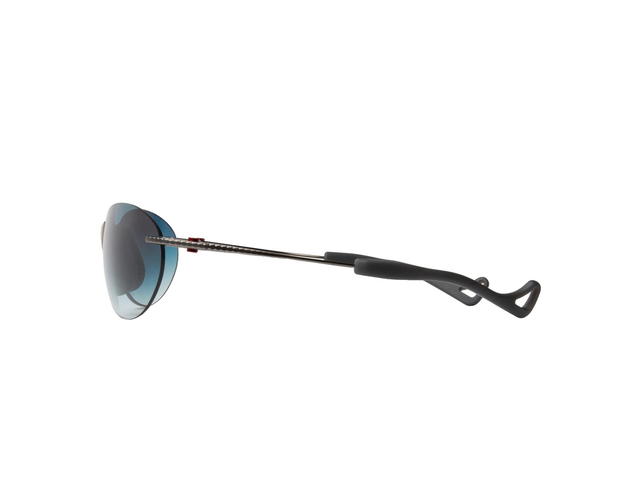 District Vision District Vision Mami Vantage Ti Glasses Glossy Graphite D+ Blue Gradient Lenses - view 2