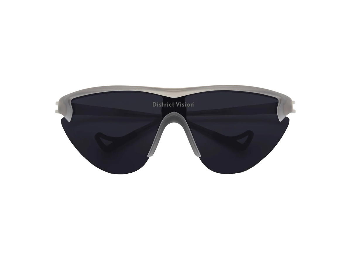 District Vision District Vision Yukinori Range Finder Glasses Grey D+ Blue Ice Lenses