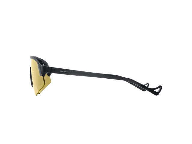 District Vision District Vision Choji Turbo Blade Glasses Black D+ Sports Yellow Lenses - view 2