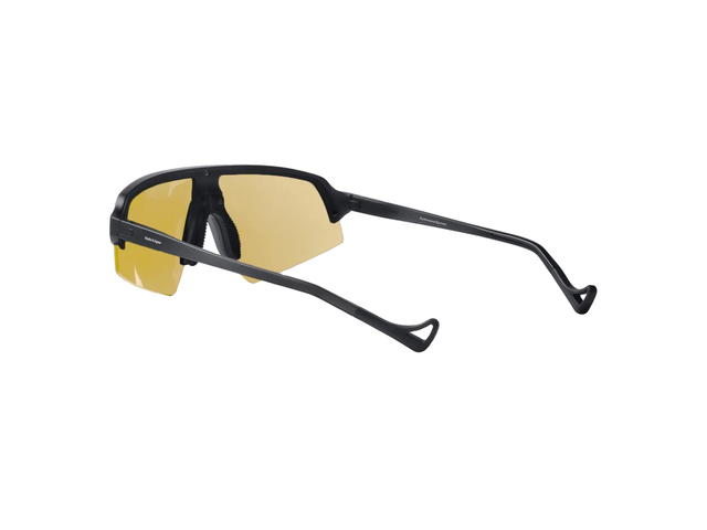 District Vision District Vision Choji Turbo Blade Glasses Black D+ Sports Yellow Lenses - view 3