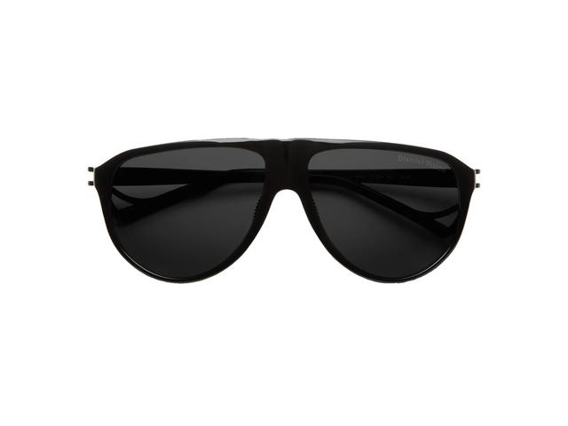District Vision District Vision Yukari Windshield Glasses Glossy Black D+ Water Gray Lenses - view 1